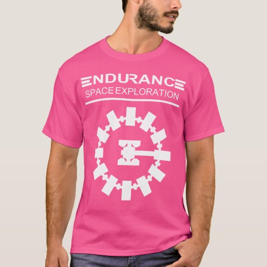 エンデュランス宇宙探査ヴィンテージ Tシャツ (正面)