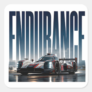エンデュランス ラグジュアリー モータースポーツ エディトリアル グラフィック スクエアシール