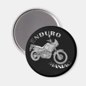 エンデューロマニアックバイクもしくは自転車に乗る人 マグネット (正面/裏面)