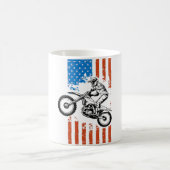 エンデューロモトクロススタントスポーツバイクダートバイクもしくは自転車に乗る人マイ コーヒーマグカップ (中央)