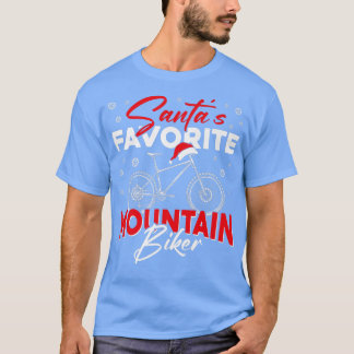 エンデューロMTBマウンテンバイクダウンヒルクリスマス Tシャツ