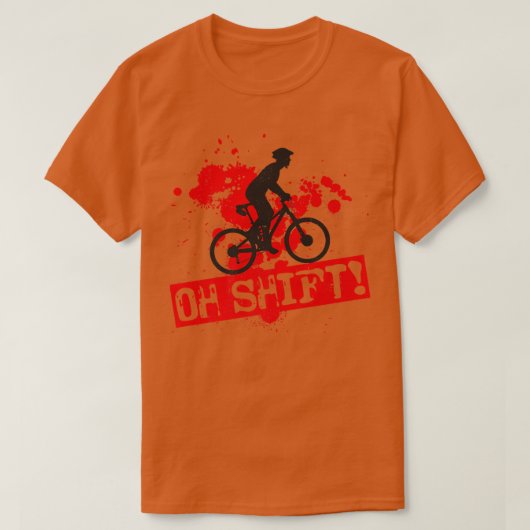 エンデューロMTBマウンテンバイクダウンヒルプンヴィンタに乗る Tシャツ (デザイン正面)