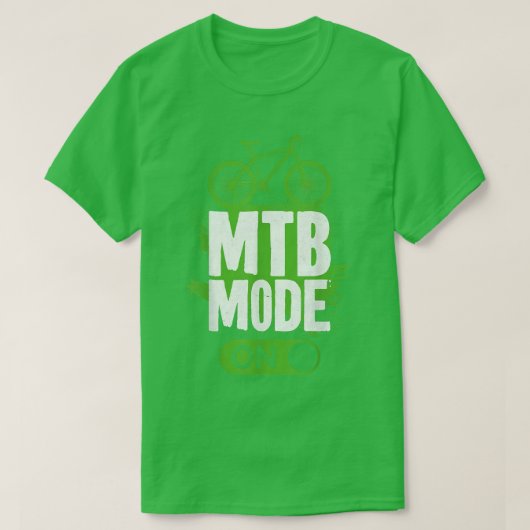エンデューロMTBマウンテンバイクダウンヒルヴィンテージM Tシャツ (デザイン正面)