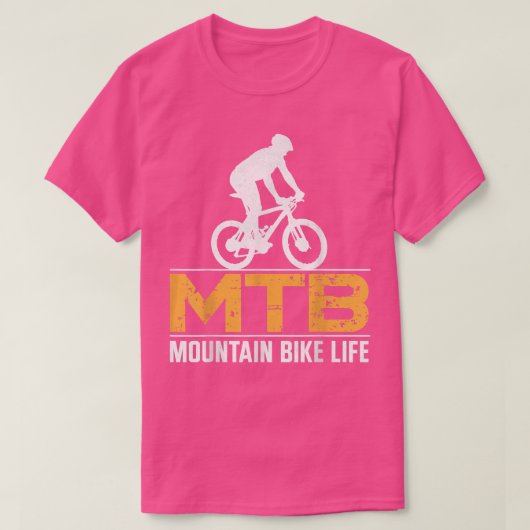 エンデューロMTBマウンテンバイクダウンヒルヴィンテージM Tシャツ (デザイン正面)