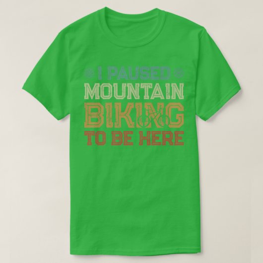 エンデューロMTBマウンテンバイクダウンヒルヴィンテージR Tシャツ (デザイン正面)