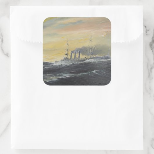 エンデンは波に乗るインディアン海1914 2011 スクエアシール (バッグ)