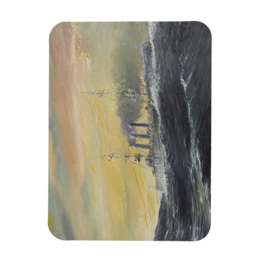 エンデンは波に乗るインディアン海1914 2011 マグネット (縦)