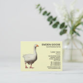 エンデンガチョウ – 黄淡い色の色 名刺 (スタンド正面)