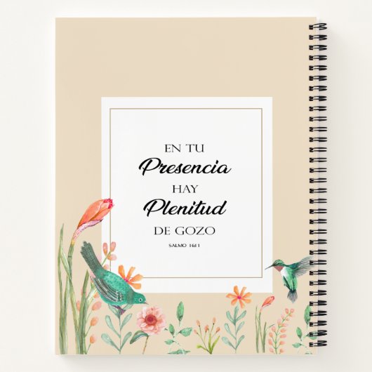 エントゥプレセンシアの干し草がサルモスを満たした ノートブック (裏面)