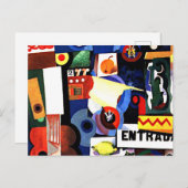 エントラダ語 – アマデオデソウザカルドゾ ポストカード (正面/裏面)