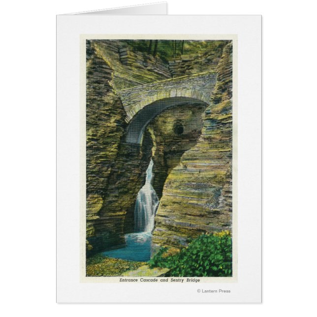 エントランスカスケードとセントリーブリッジビュー (正面)