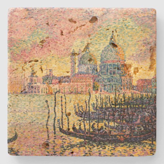 エントランスグランドカナル、ヴェネツィア | Paul Signac | ストーンコースター (正面)