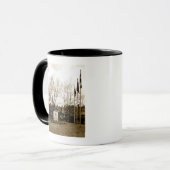 エントランスサインアンドロッジビュー マグカップ (正面左)