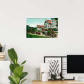 エントランスビューオブエクステリアオブホテルデルモンテ ポスター (ホームオフィス)