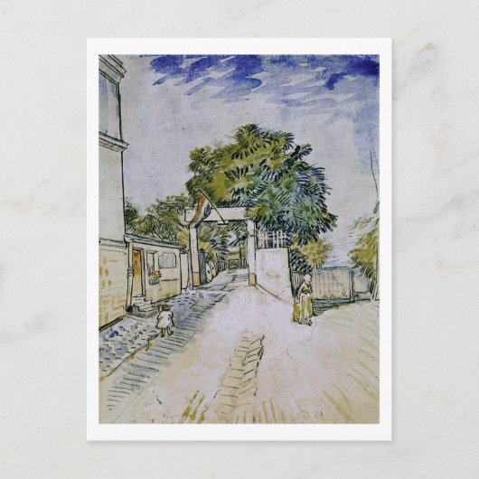 エントランスムーランデラガレット、ビンセント・ヴァン・ゴッホ ポストカード (正面)