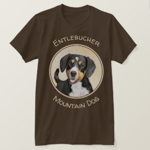 エントルビュッチャー·マウンテン·ド絵画ッグズ-オリジナル·アート Tシャツ