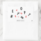 エントロピーについてのジョーク（すなわち老化） – エントロピー最低の! 長方形シール (バッグ)