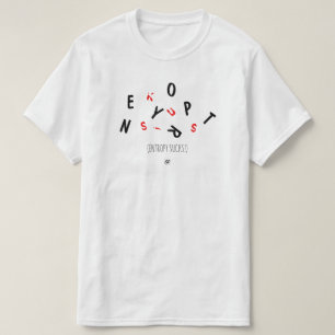 エントロピーに関するジョーク(例えば老化) – エントロピー最低! Tシャツ