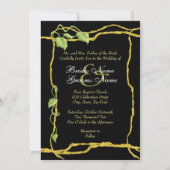 エントワイニングつる植物ノワールP招待状 招待状 (裏面)