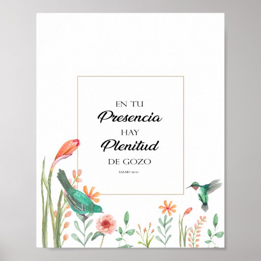 エント・プレセンシア・ヘイ・プレニトゥード・ド・ゴゾプスター ポスター (正面)