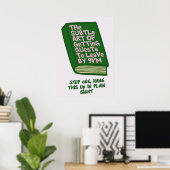 エンドおもしろいパーティへの方法 ポスター (ホームオフィス)