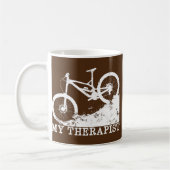 エンドゥロマウンテンサイクリングバイクレースエンドゥロマイ コーヒーマグカップ (左)