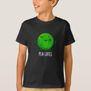 エンドウおもしろいェスPilates Pea Pun Dark BG Tシャツ