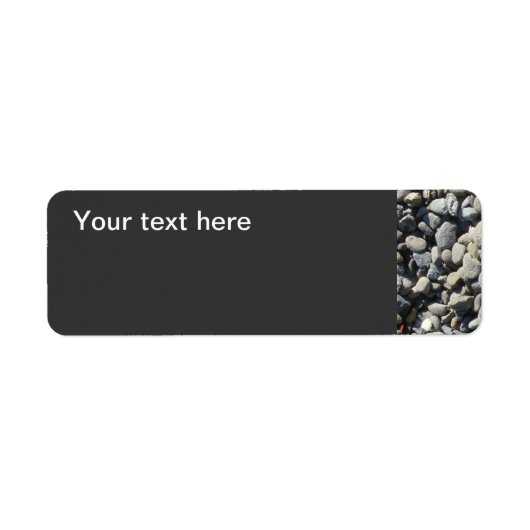 エンドウ砂利玄武岩 ラベル (正面)