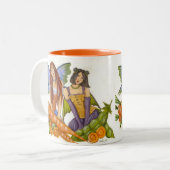 エンドウ豆およびにんじんのマグ ツートーンマグカップ (正面左)