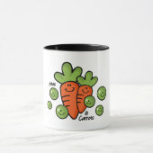 エンドウ豆およびにんじん マグカップ (中央)