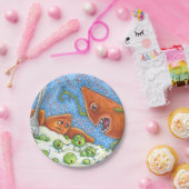 エンドウ豆で大声で叫ぶ悪いおもしろいヤム、感謝の食事 ペーパープレート (パーティー)