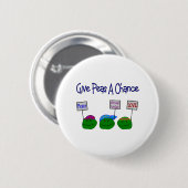 エンドウ豆にチャンスを与えて下さい 缶バッジ (正面&裏面)