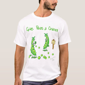 エンドウ豆にチャンスを Tシャツ