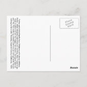 エンドウ豆の収穫の間の移住ファミリー – 1939年 ポストカード (裏面)