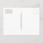 エンドウ豆の尾根、紅葉 ポストカード (裏面)