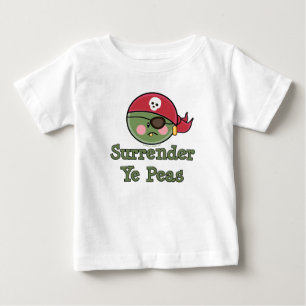 エンドウ豆の海賊ベビーの幼児のTシャツ ベビーTシャツ