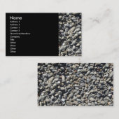 エンドウ豆の砂利の玄武岩 名刺 (正面/裏面)
