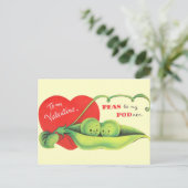 エンドウ豆は私のPodnerです シーズンポストカード (スタンド正面)