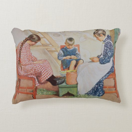 エンドウ豆を殻から取り出すこと、パブ。 「Lasst Licht Hinin」(`は受信しました アクセントクッション (正面)