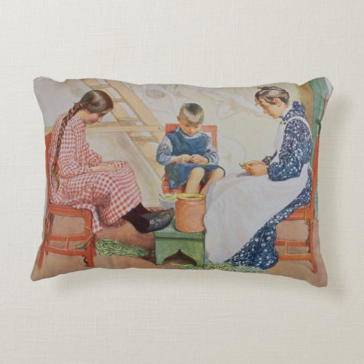 エンドウ豆を殻から取り出すこと、パブ。 「Lasst Licht Hinin」(`は受信しました アクセントクッション (裏面)