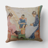 エンドウ豆を殻から取り出すこと、パブ。 「Lasst Licht Hinin」(`は受信しました クッション (裏面)