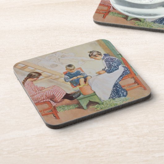 エンドウ豆を殻から取り出すこと、パブ。 「Lasst Licht Hinin」(`は受信しました コースター (左側)