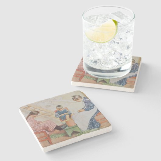 エンドウ豆を殻から取り出すこと、パブ。 「Lasst Licht Hinin」(`は受信しました ストーンコースター (横)