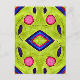 エンドウ豆スープ虹 ポストカード