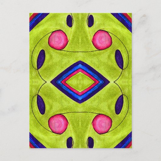 エンドウ豆スープ虹 ポストカード (正面)