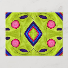 エンドウ豆スープ虹 ポストカード