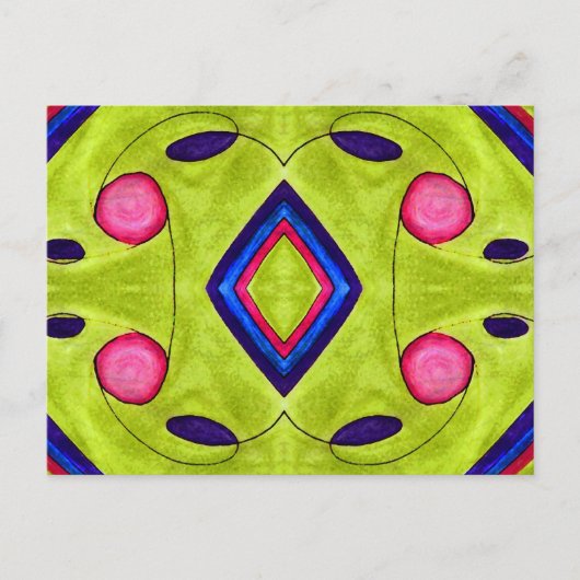 エンドウ豆スープ虹 ポストカード (正面)