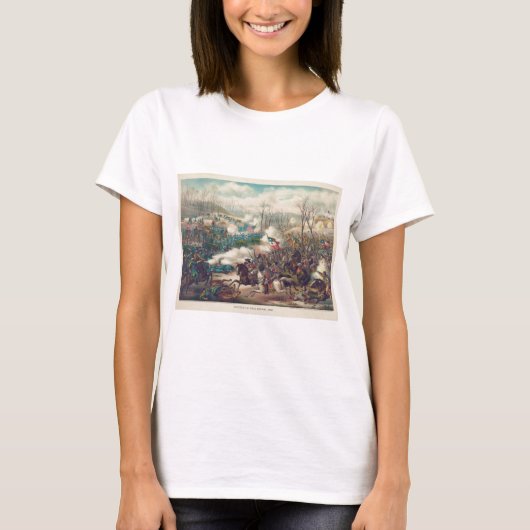 エンドウ豆リッジ1862年のアメリカ南北戦争の戦い Tシャツ (正面)