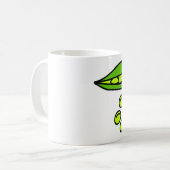 エンドウ豆 コーヒーマグカップ (正面左)