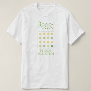 エンドウ豆: 元のモデル有機体-人のTシャツ Tシャツ